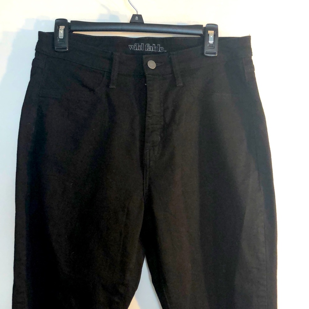 wild fable. Black stretch jeans.
